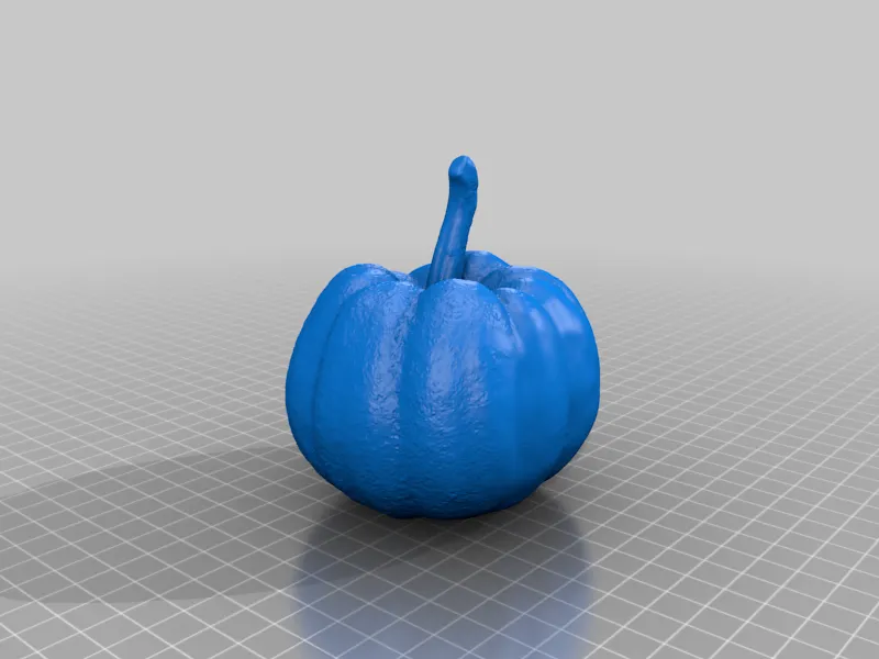 Mô hình bí ngô 3D quét bằng photogrammetry đã sửa chữa