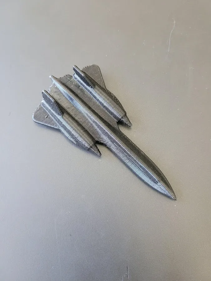 Máy bay SR-71 Blackbird với thiết kế cải tiến cho in 3D