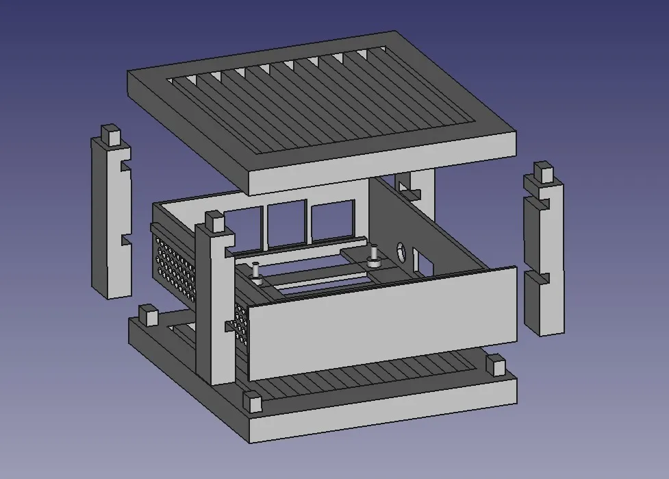 Hệ thống vỏ PiRack cho Raspberry Pi và SBC kích thước tương đư...