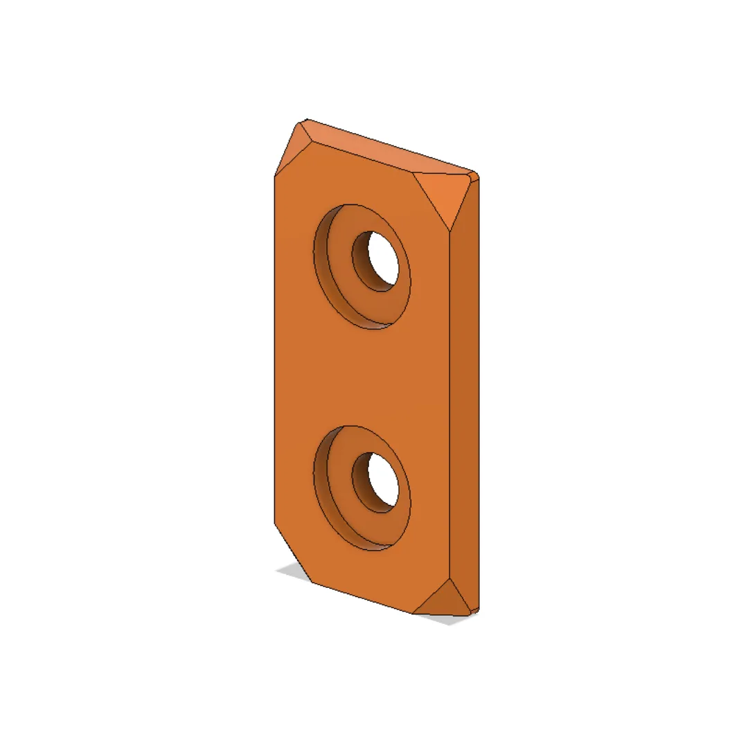 Nắp cuối trục Z nâng cấp Prusa với kênh cáp