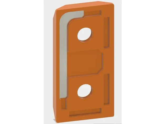 Nắp cuối trục Z nâng cấp Prusa với kênh cáp