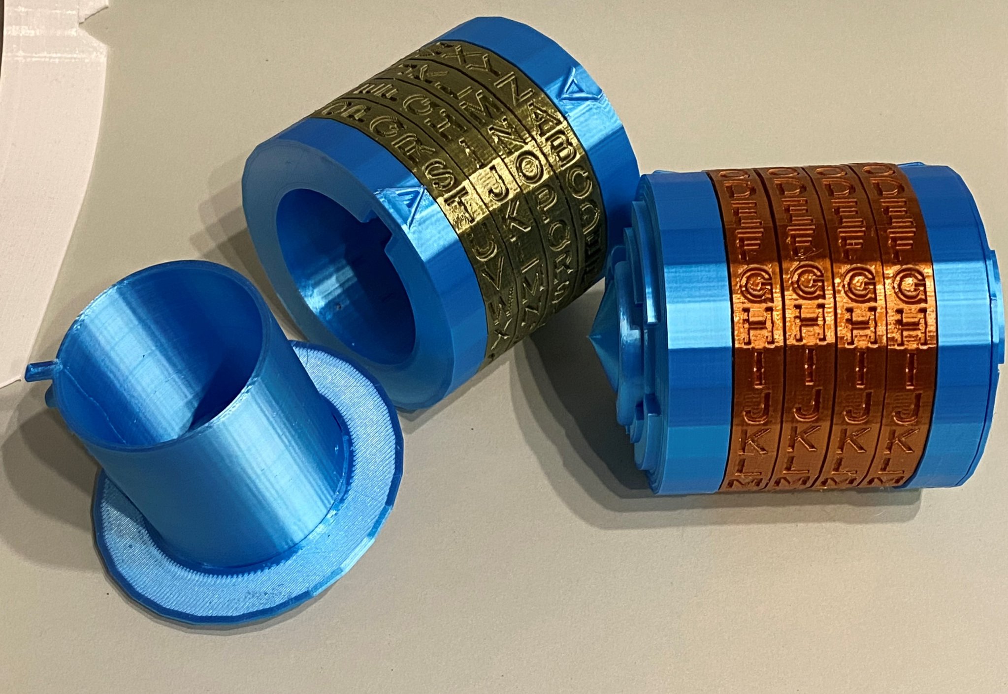 Hộp bí mật Cryptex phiên bản 4 chữ cái dành cho trẻ em