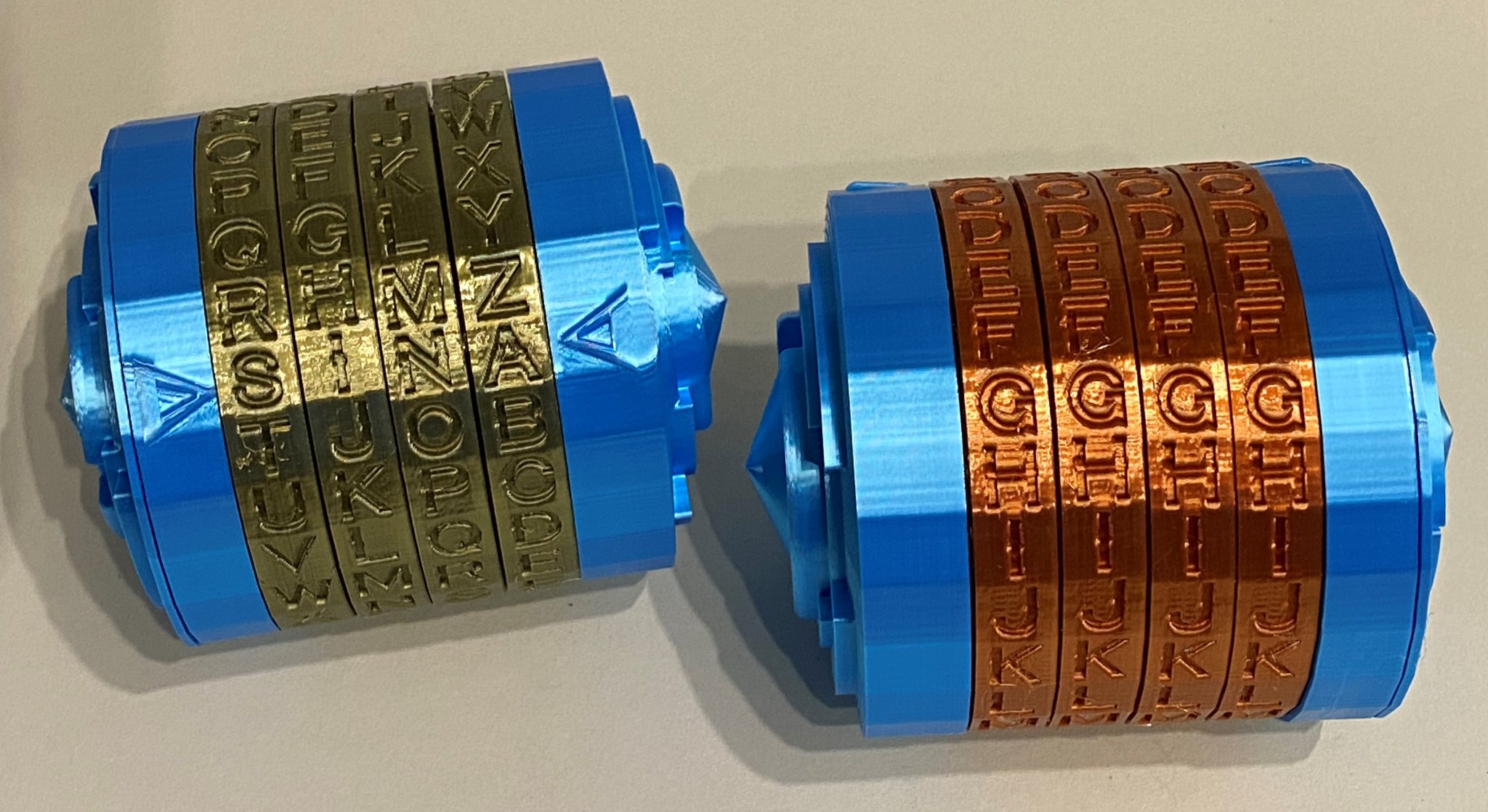 Hộp bí mật Cryptex phiên bản 4 chữ cái dành cho trẻ em