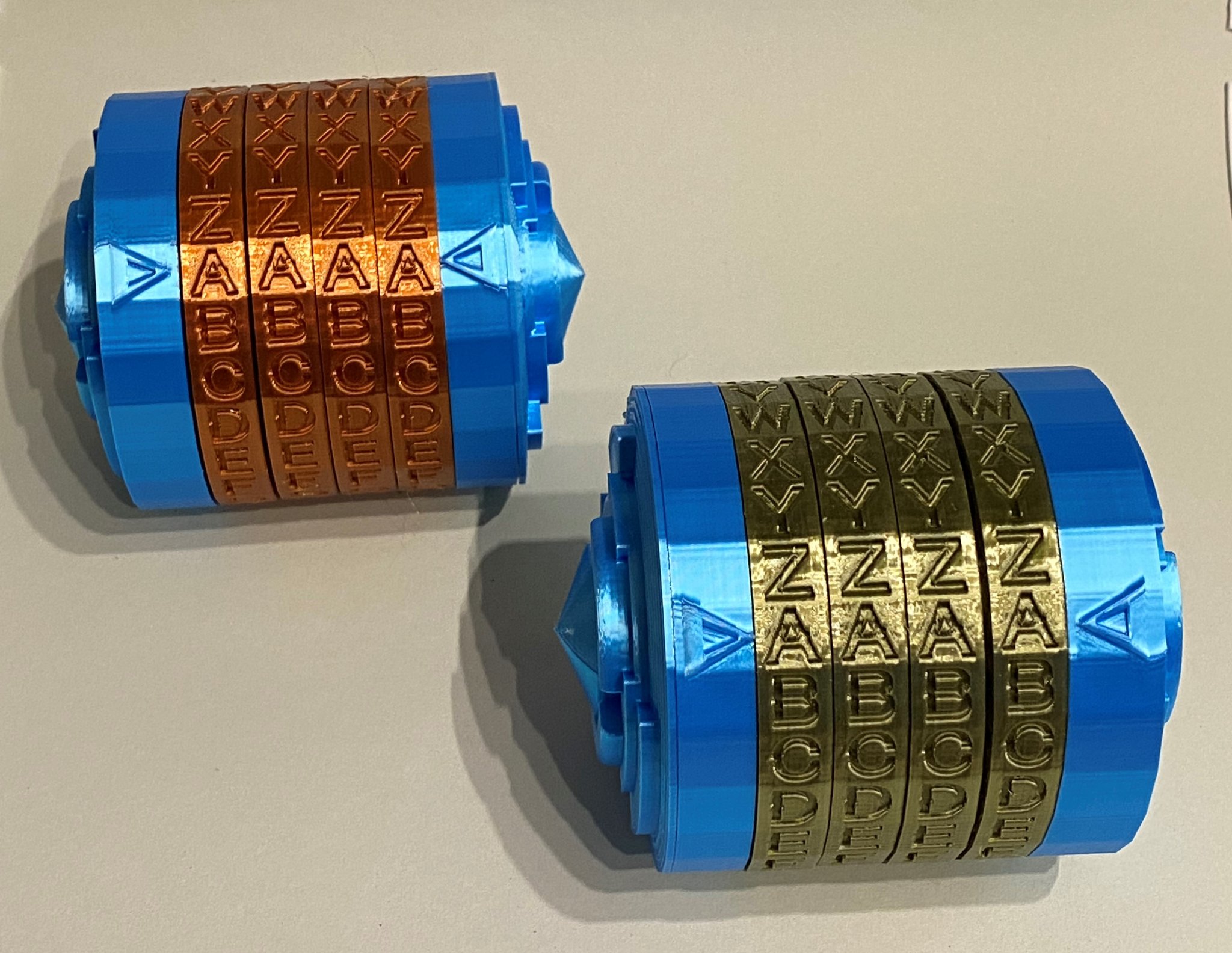 Hộp bí mật Cryptex phiên bản 4 chữ cái dành cho trẻ em