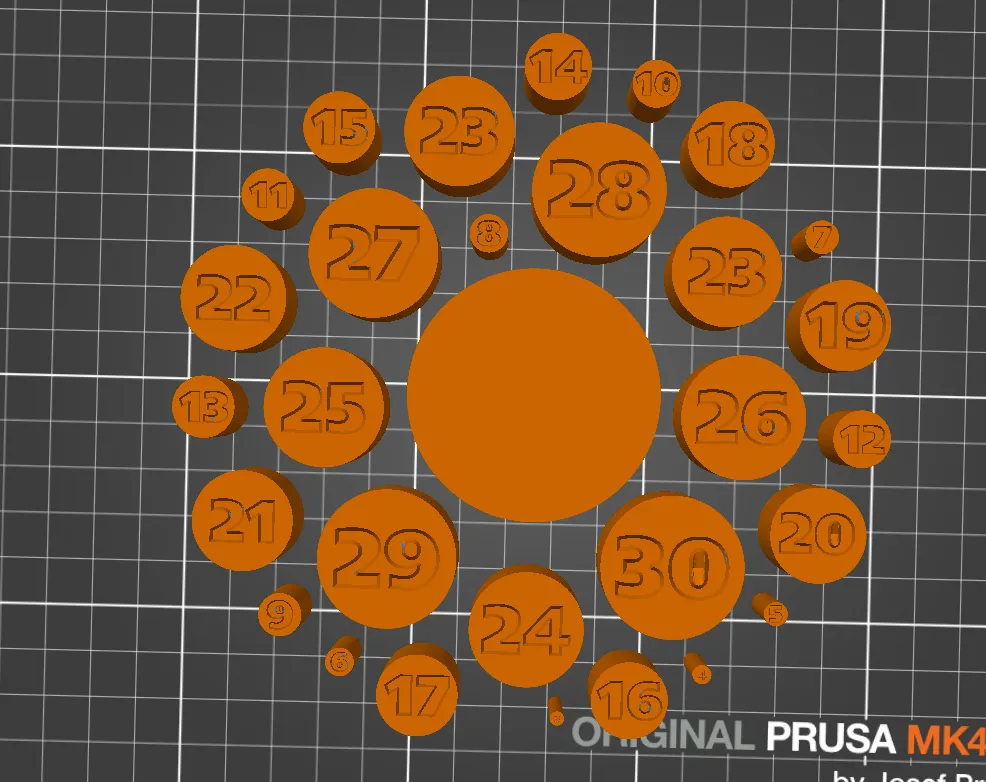 Bộ thử kích thước chốt dowel từ 3mm đến 30mm