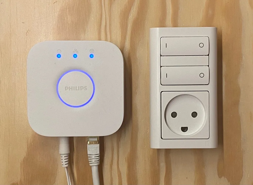 Bảng điều khiển svagstrømstryk cho Philips Hue