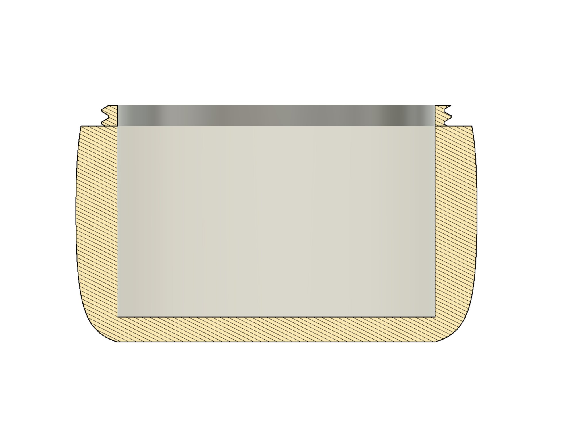 Bình chứa có nắp vặn - mẫu trống để trang trí