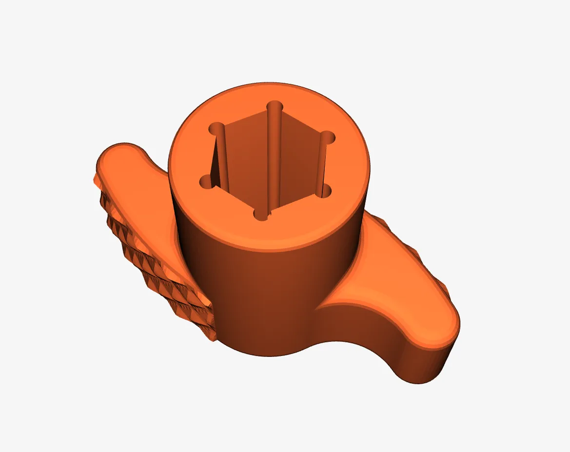 Giá đỡ bit cải tiến với các góc cắt relief