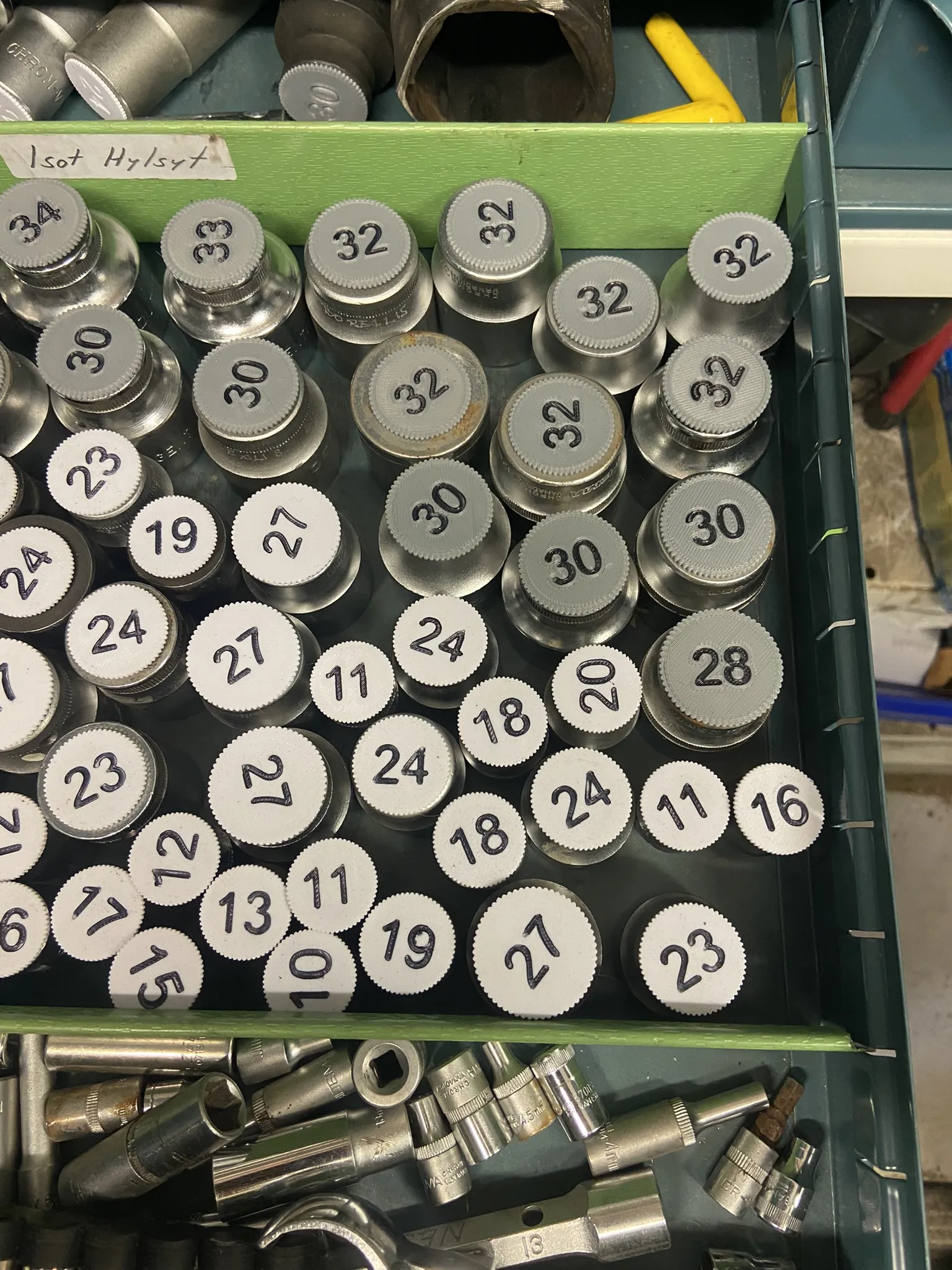 Dấu hiệu cho ổ cắm 1/2" dễ nhận diện