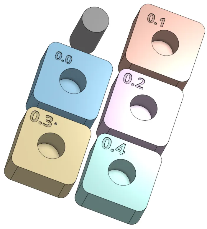 Kiểm tra độ chính xác kích thước của máy in FDM với 5 khối ...