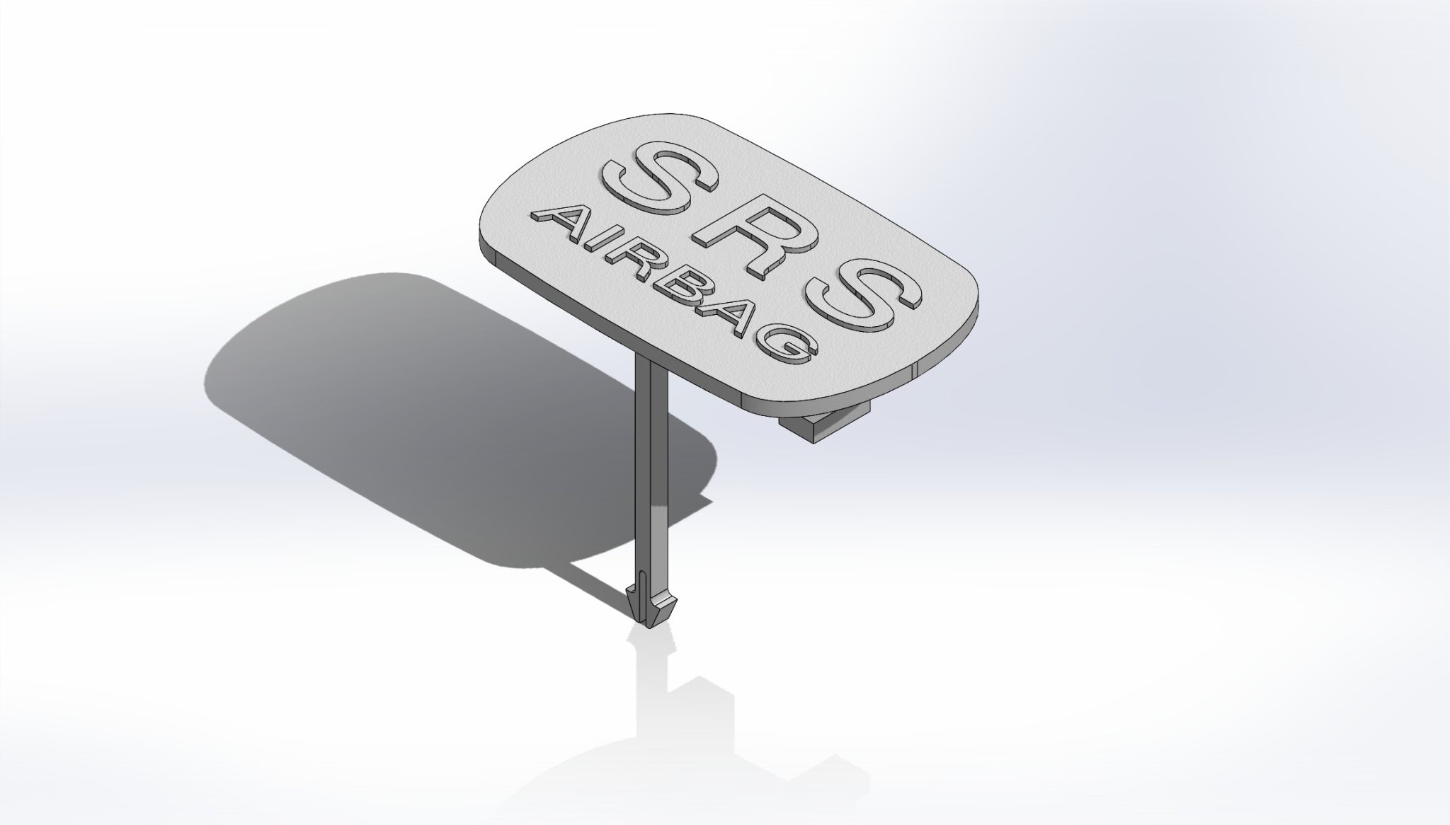 Nắp SRS phía sau cho xe Mercedes W203 Sedan