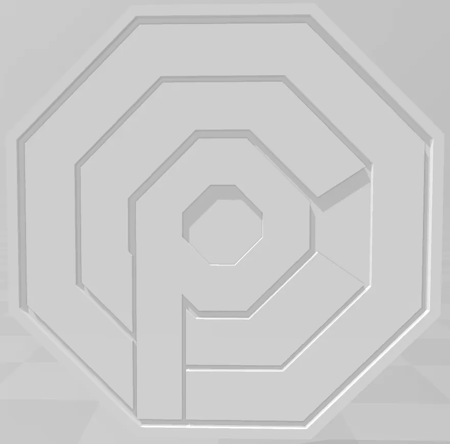 Biểu tượng OCP từ thương hiệu RoboCop trang trí tường