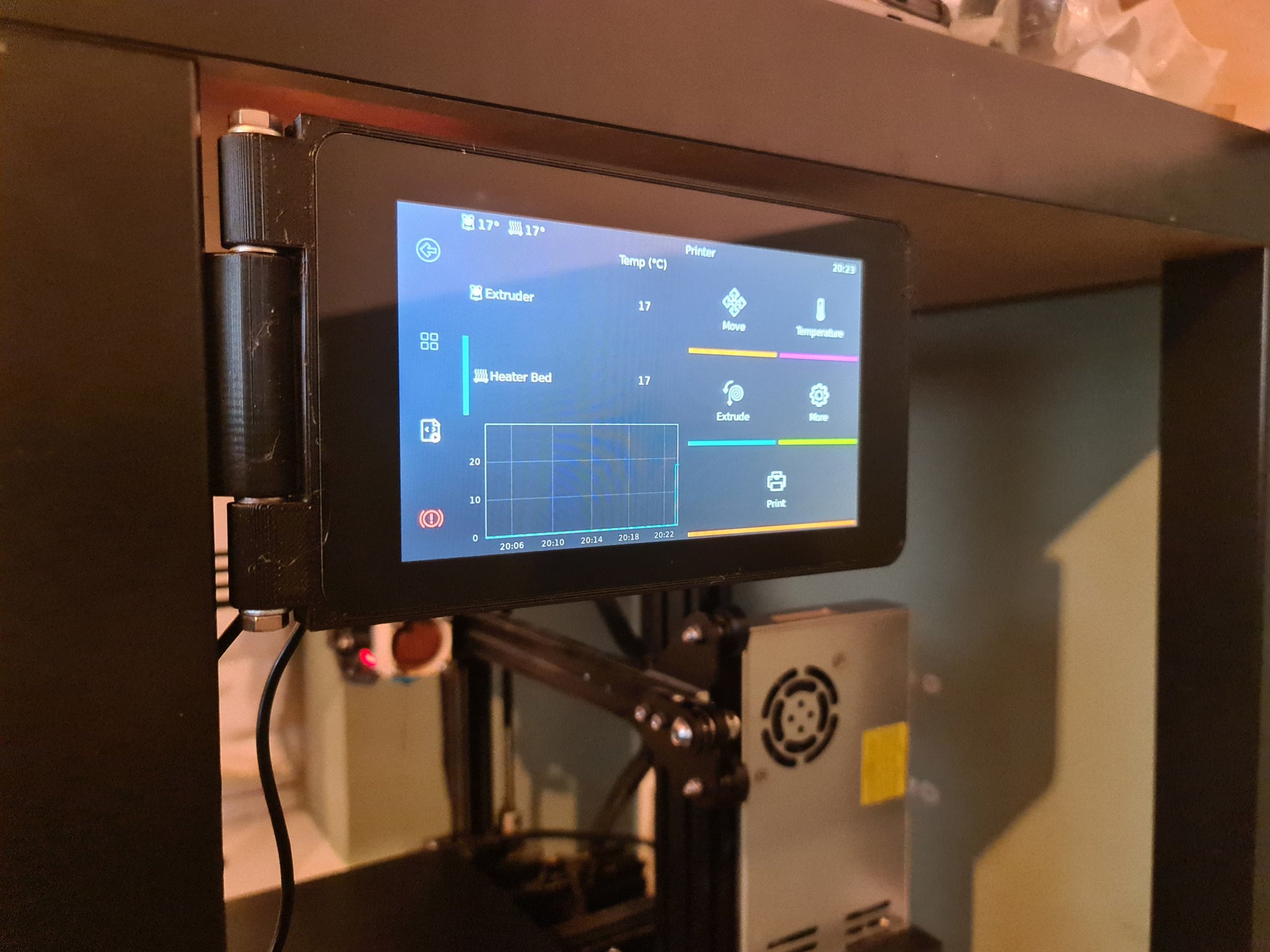 Giá đỡ màn hình cảm ứng 7 inch cho Raspberry Pi