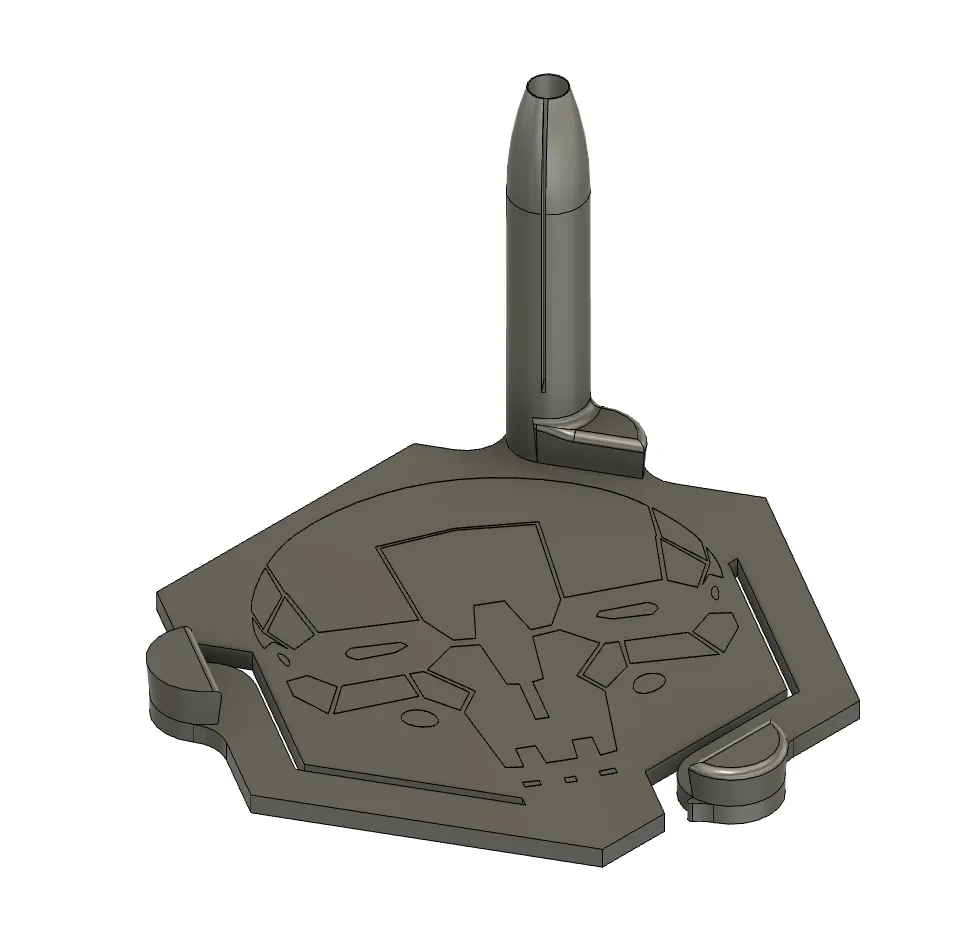 Giá đỡ cờ mini hình lục giác cho mô hình Battletech