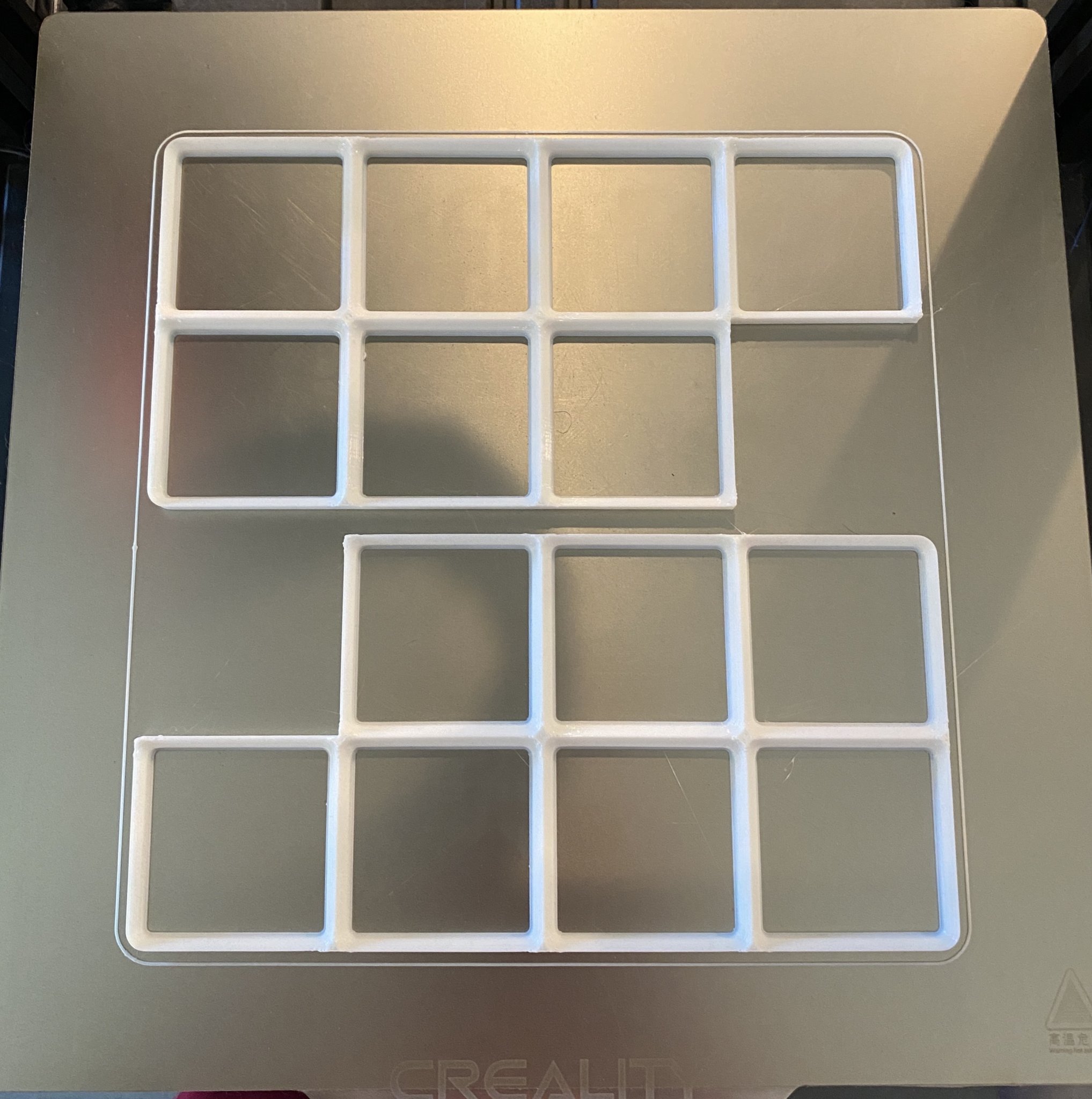 Đế Gridfinity 2x7 cho máy in nhỏ - Vừa vặn với ngăn kéo Ikea Alex