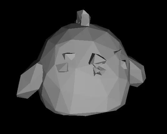 Gà Low Poly phong cách tối giản