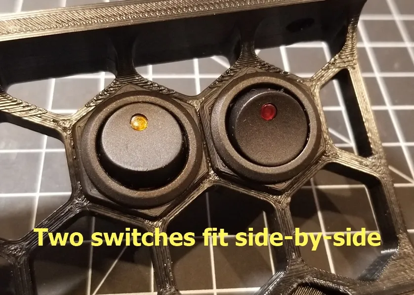 Công tắc gạt cho váy Voron 2.4 với thiết kế vừa vặn