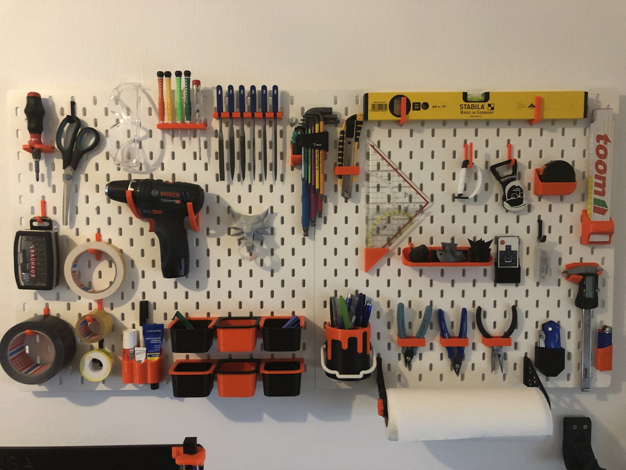 Bộ giá treo Skadis cho công cụ in 3D