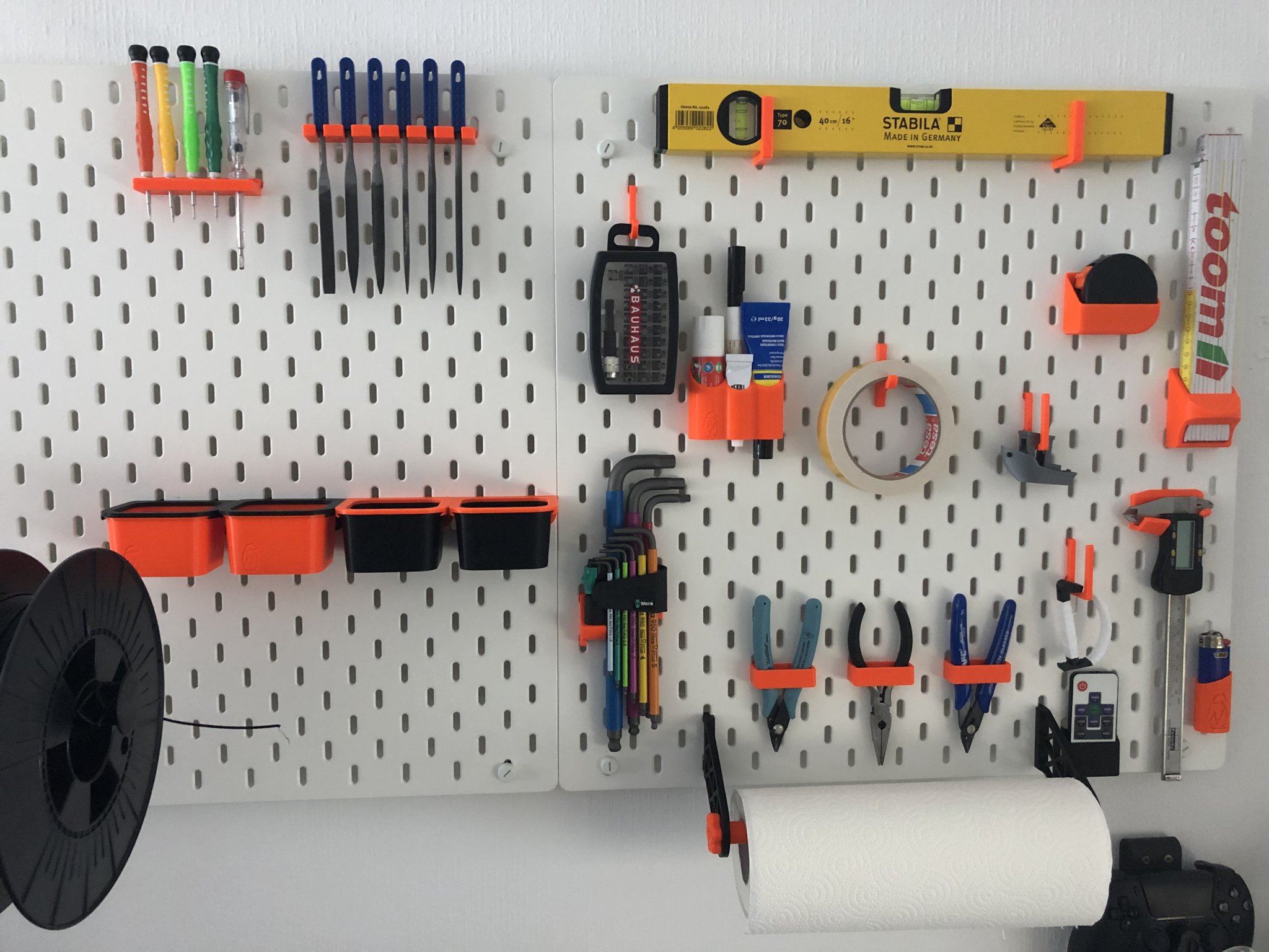 Bộ giá treo Skadis cho công cụ in 3D