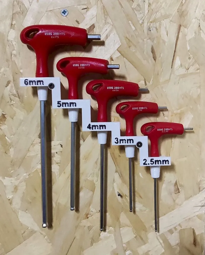 Giá đỡ tường cho chìa khóa lục giác USAG - 280