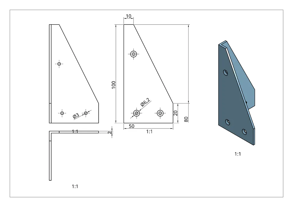 Renforcements góc đơn giản cho dự án DIY