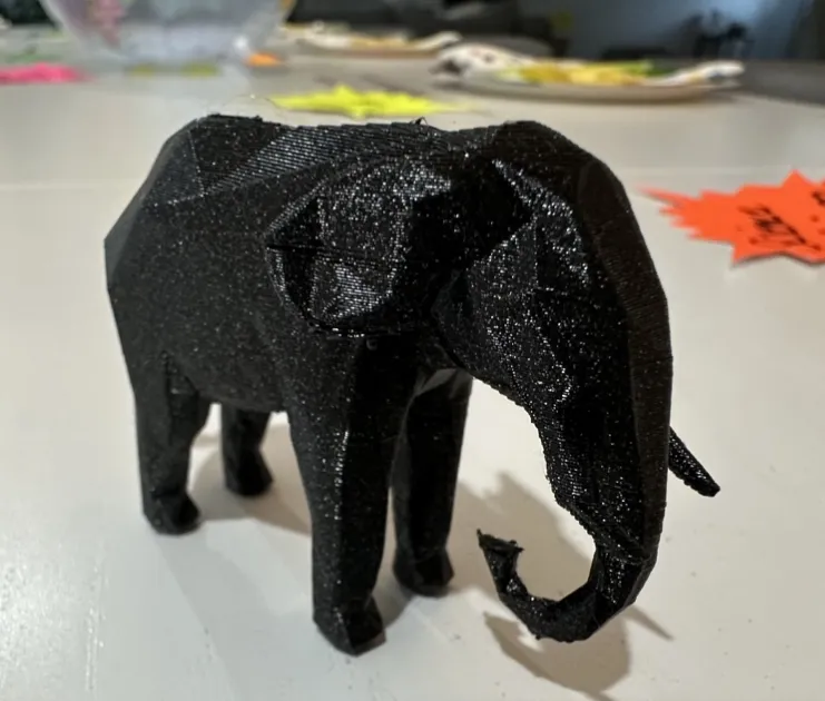 Voi thấp poly cho sở thú