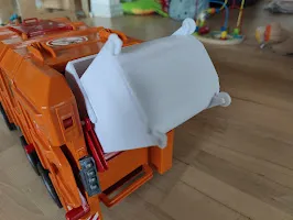 Thùng rác lớn cho xe rác Bruder