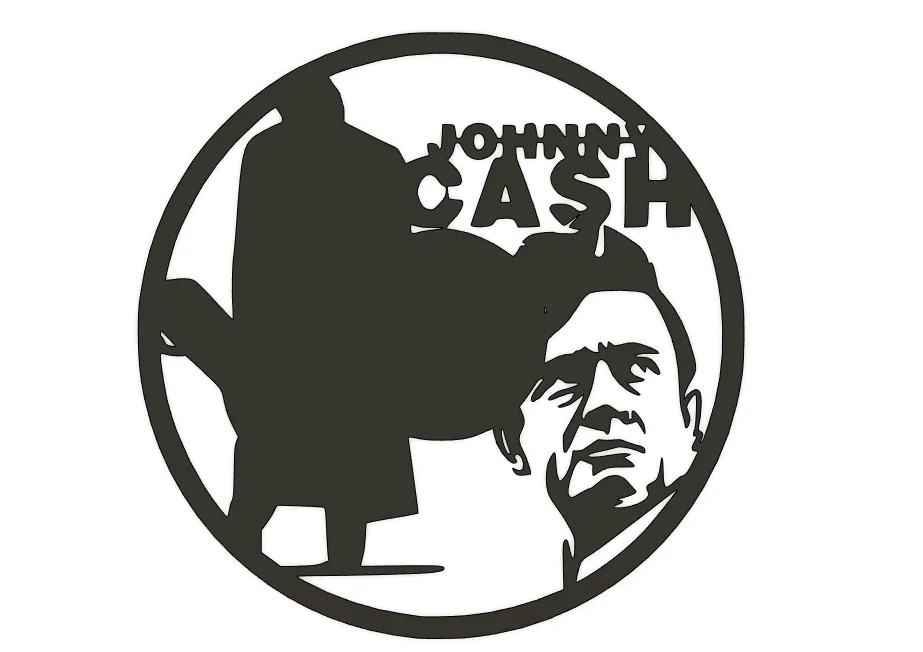Đồng hồ Johnny Cash in 3D sẵn sàng cho máy in