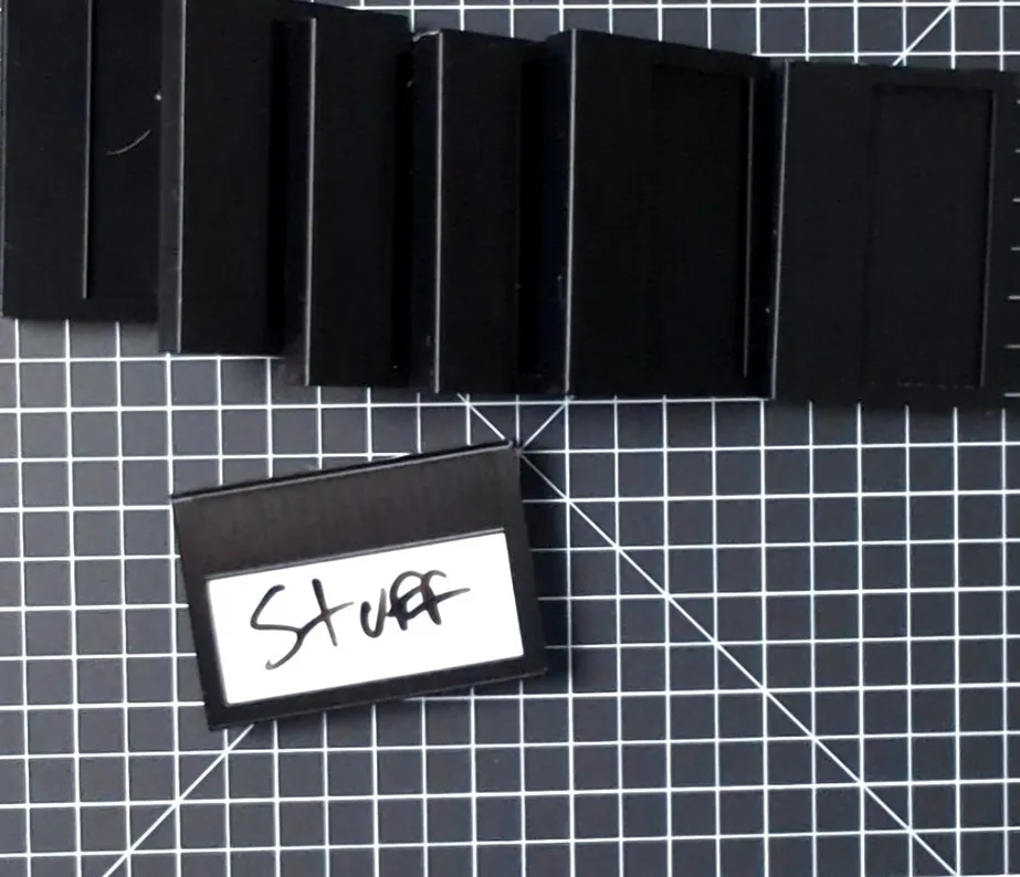 Nhãn cho hộp lưu trữ Ikea NIMM