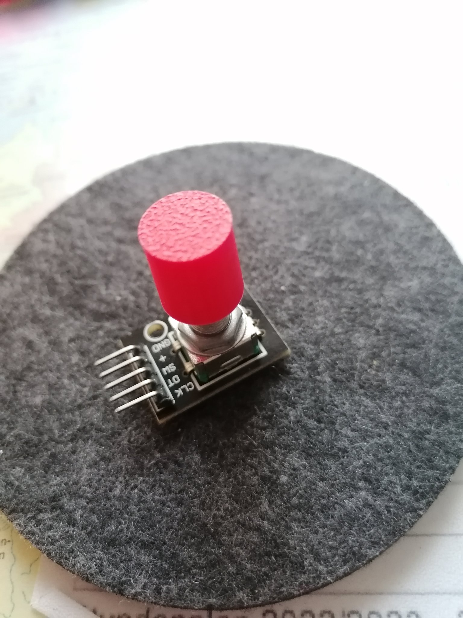 Núm điều chỉnh cho bộ mã hóa quay nhỏ gọn