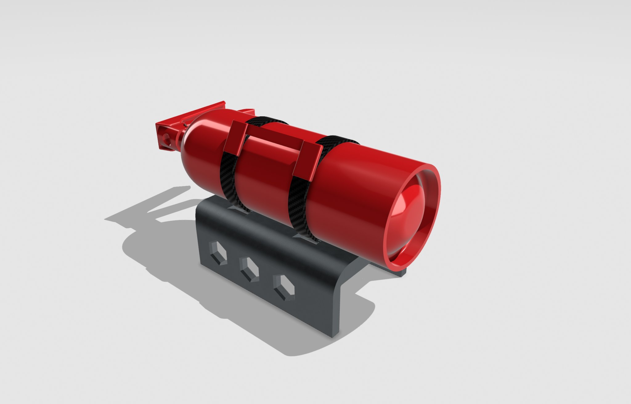 Giá đỡ bình chữa cháy cho xe hơi dưới ghế lái