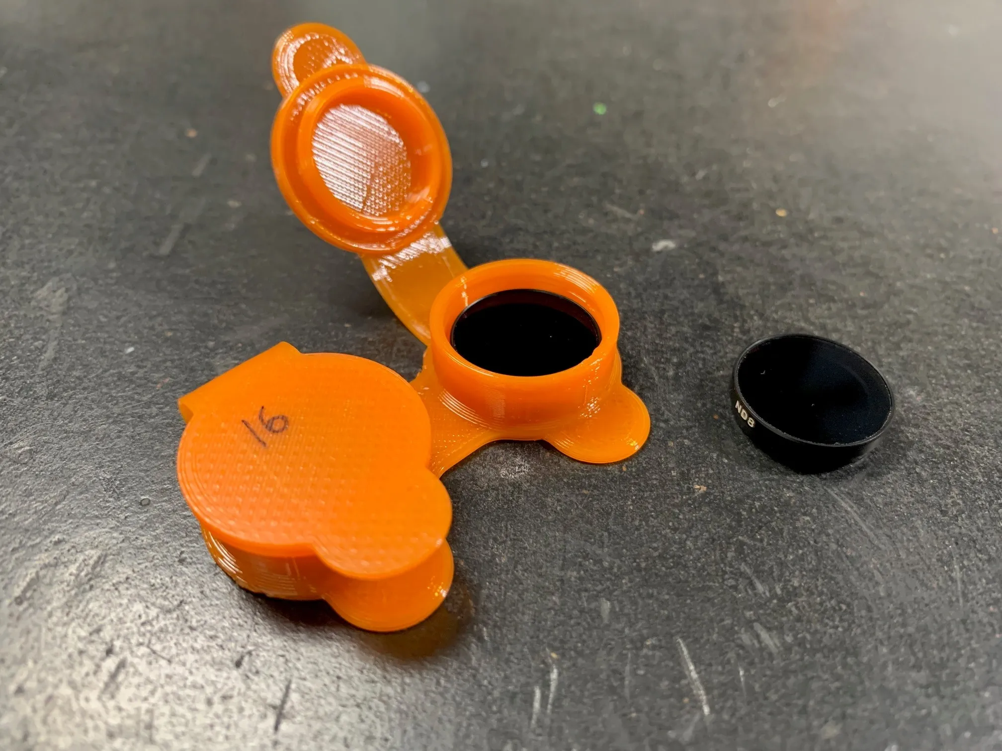 Hộp lọc ND Caddx Peanut với nắp cải tiến chắc chắn