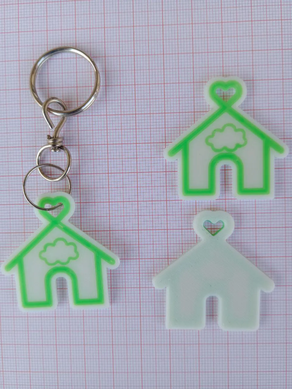 **Móc chìa khóa CASA đa sắc màu**