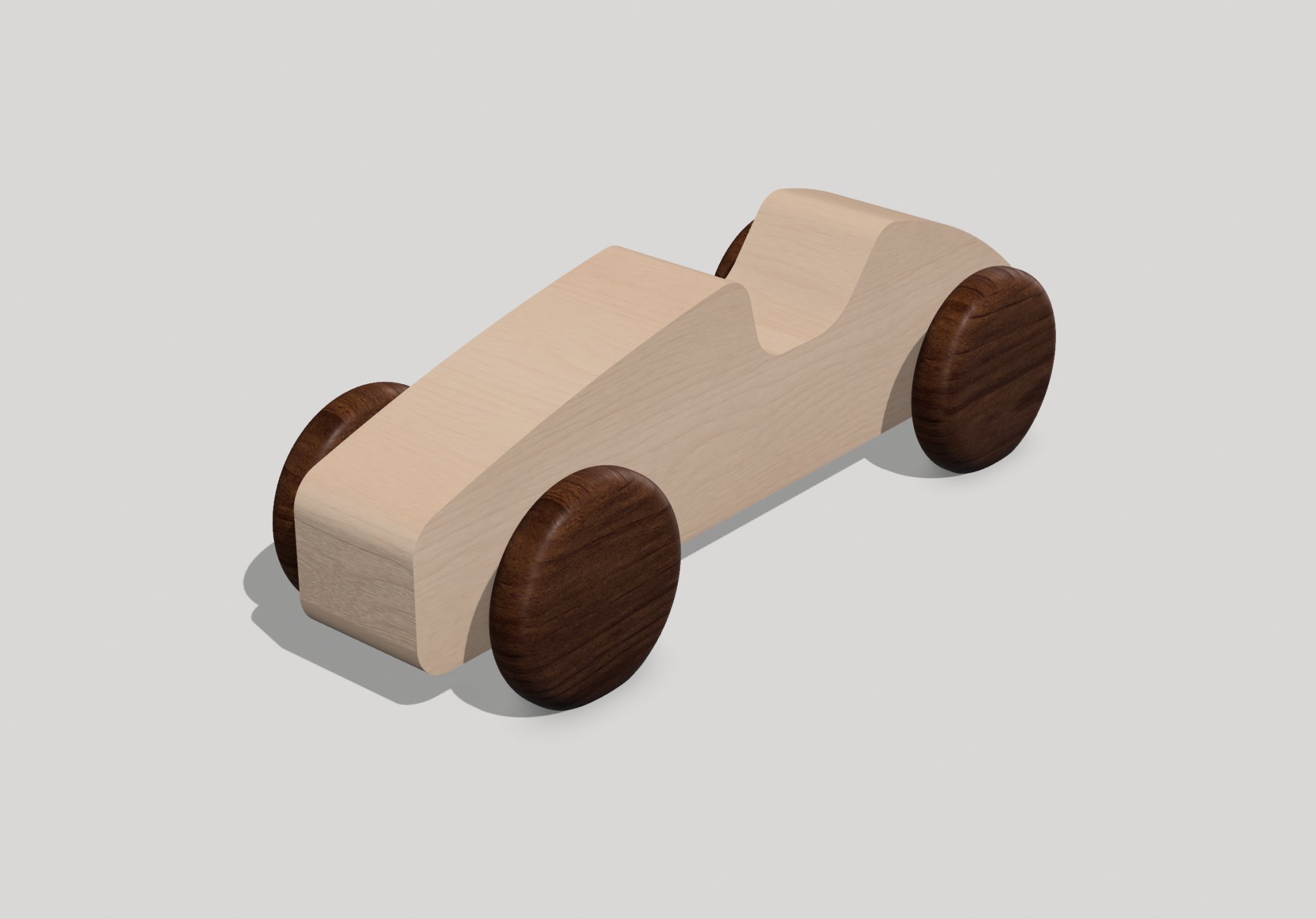 Xe hơi nhỏ cần lắp ráp từ 7 bộ phận