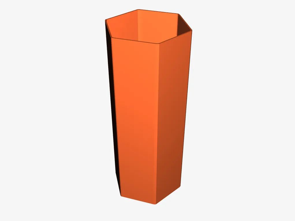 Ống hình lục giác tường đơn cho tôm và cá ẩn náu