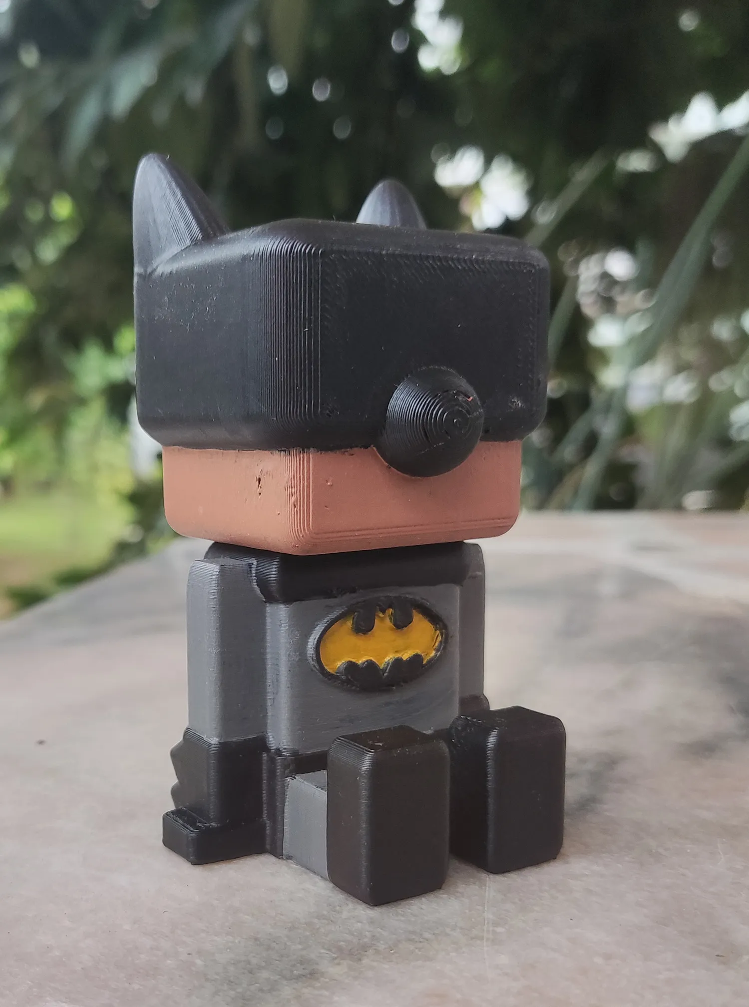 Figurine mini cube Batman làm từ Tinkercad