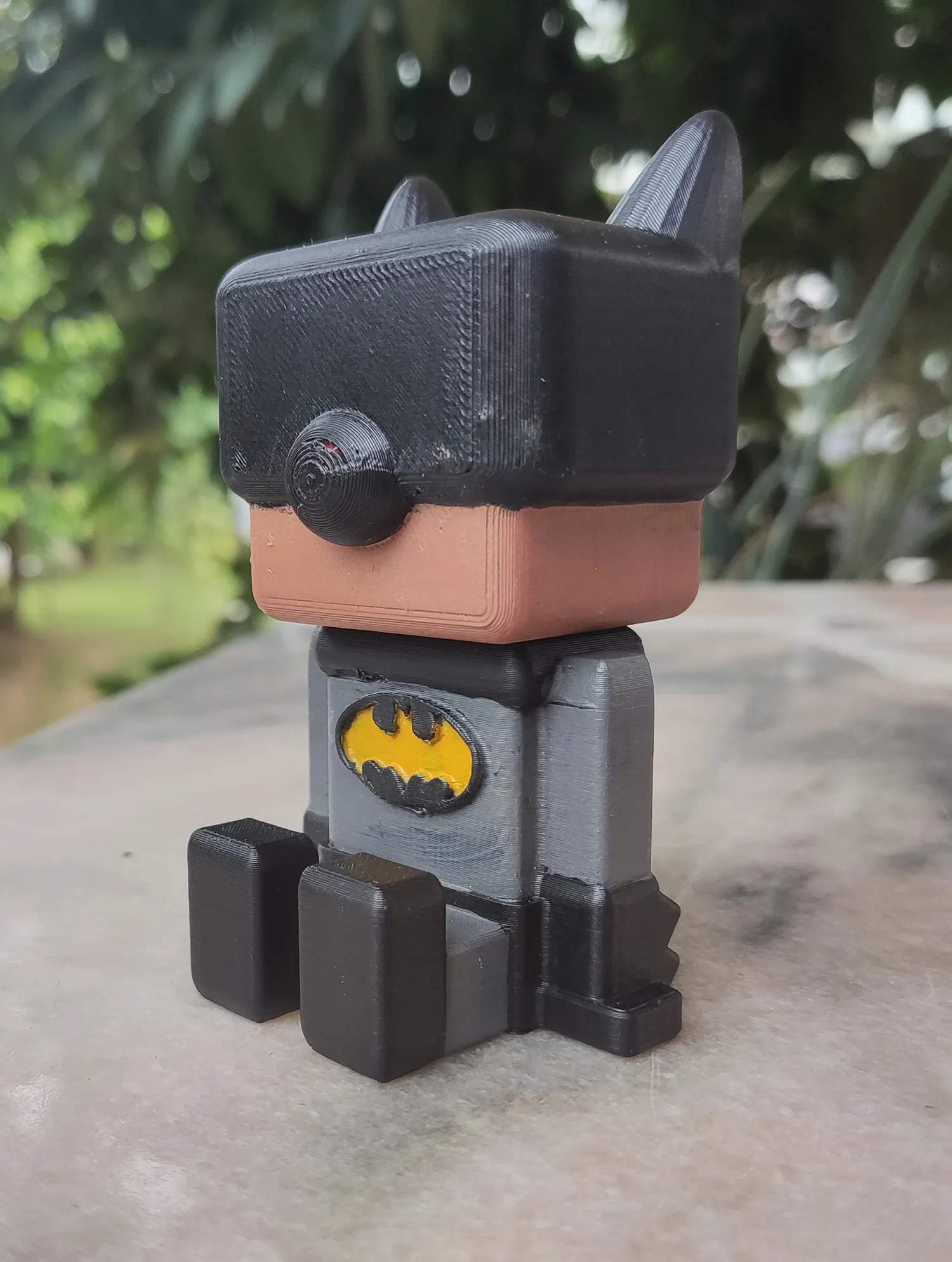 Figurine mini cube Batman làm từ Tinkercad