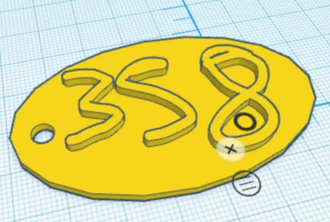 Biểu tượng toán học học tập với dấu cộng và trừ