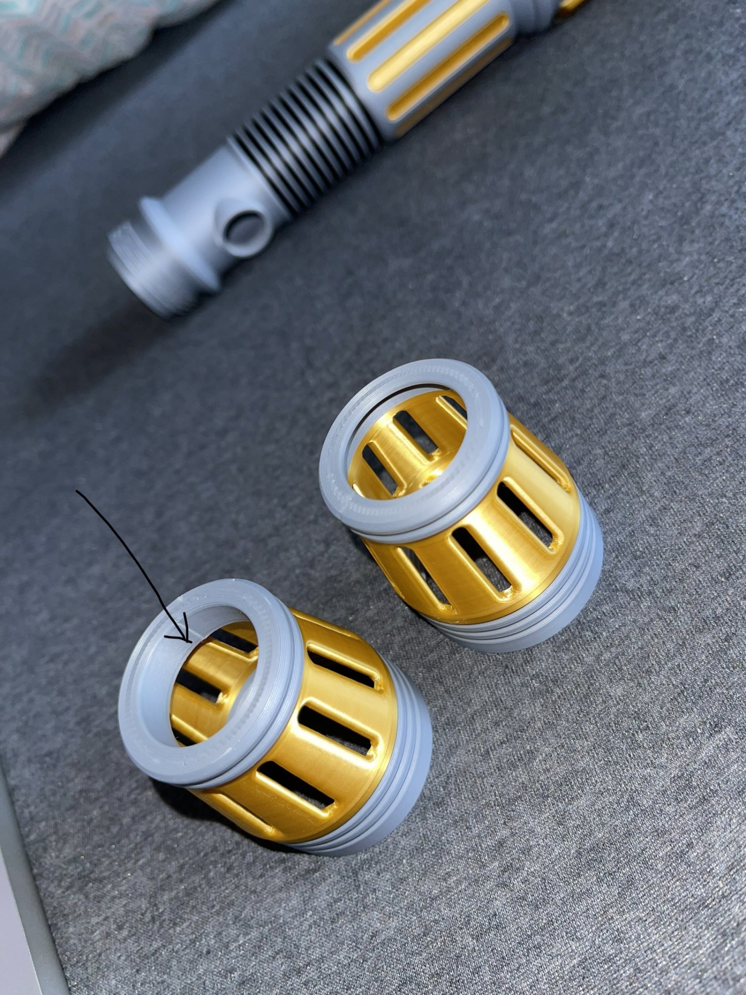 Mô hình phát sáng với rãnh ngắn hơn (-7mm) cho Blade Holder