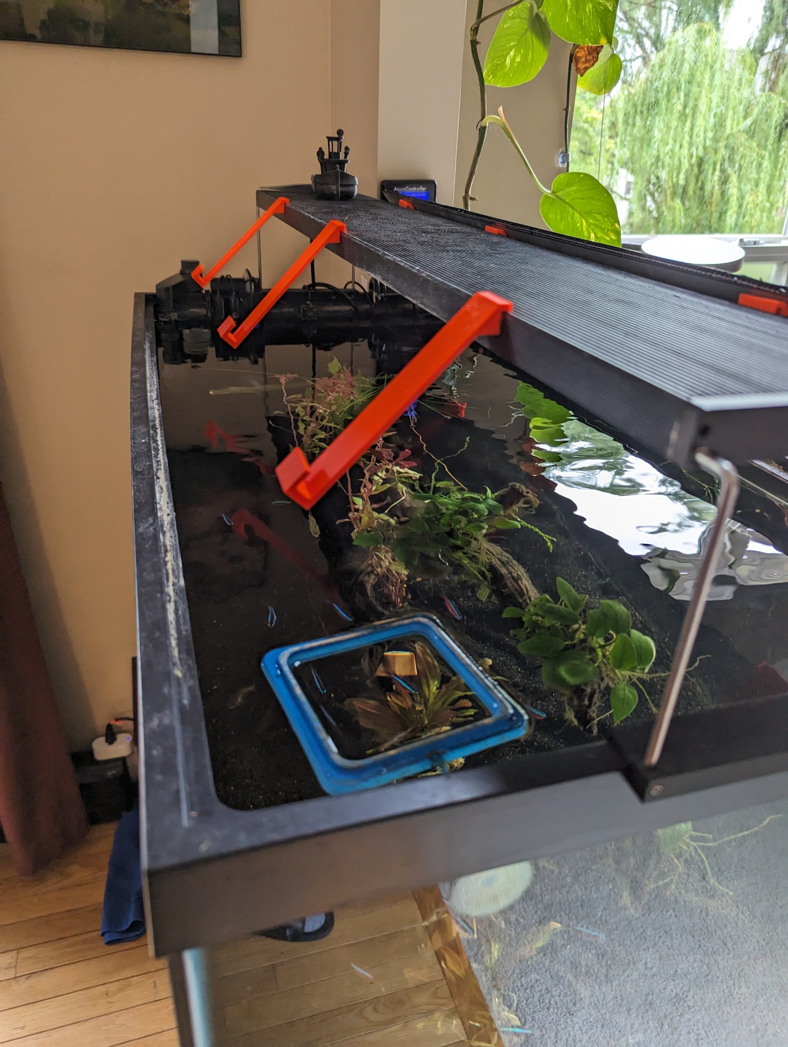 Kẹp chắn sáng DIY cho đèn Chihiros WRGB II 90cm