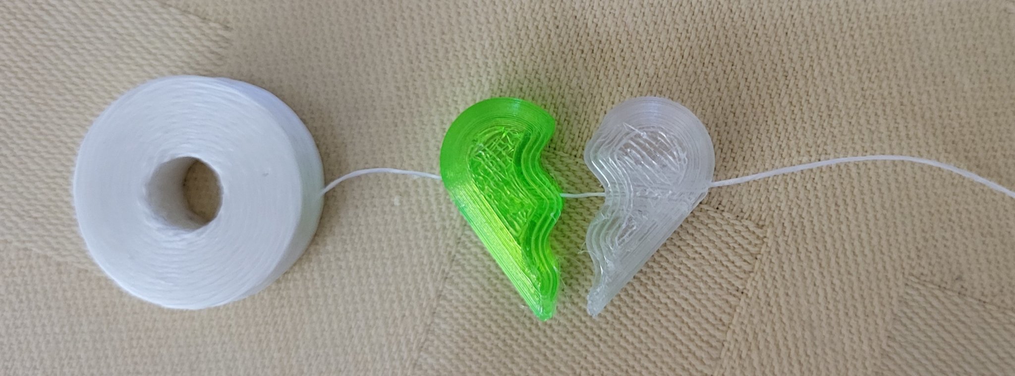 Trái tim hai phần cho trang sức với file FreeCAD