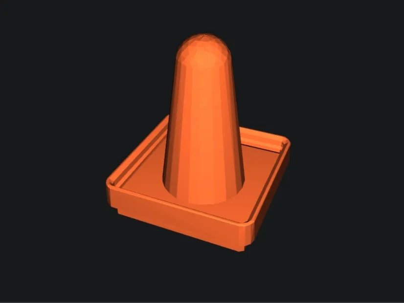 Giá đỡ nhẫn Low Poly với đế Gridfinity