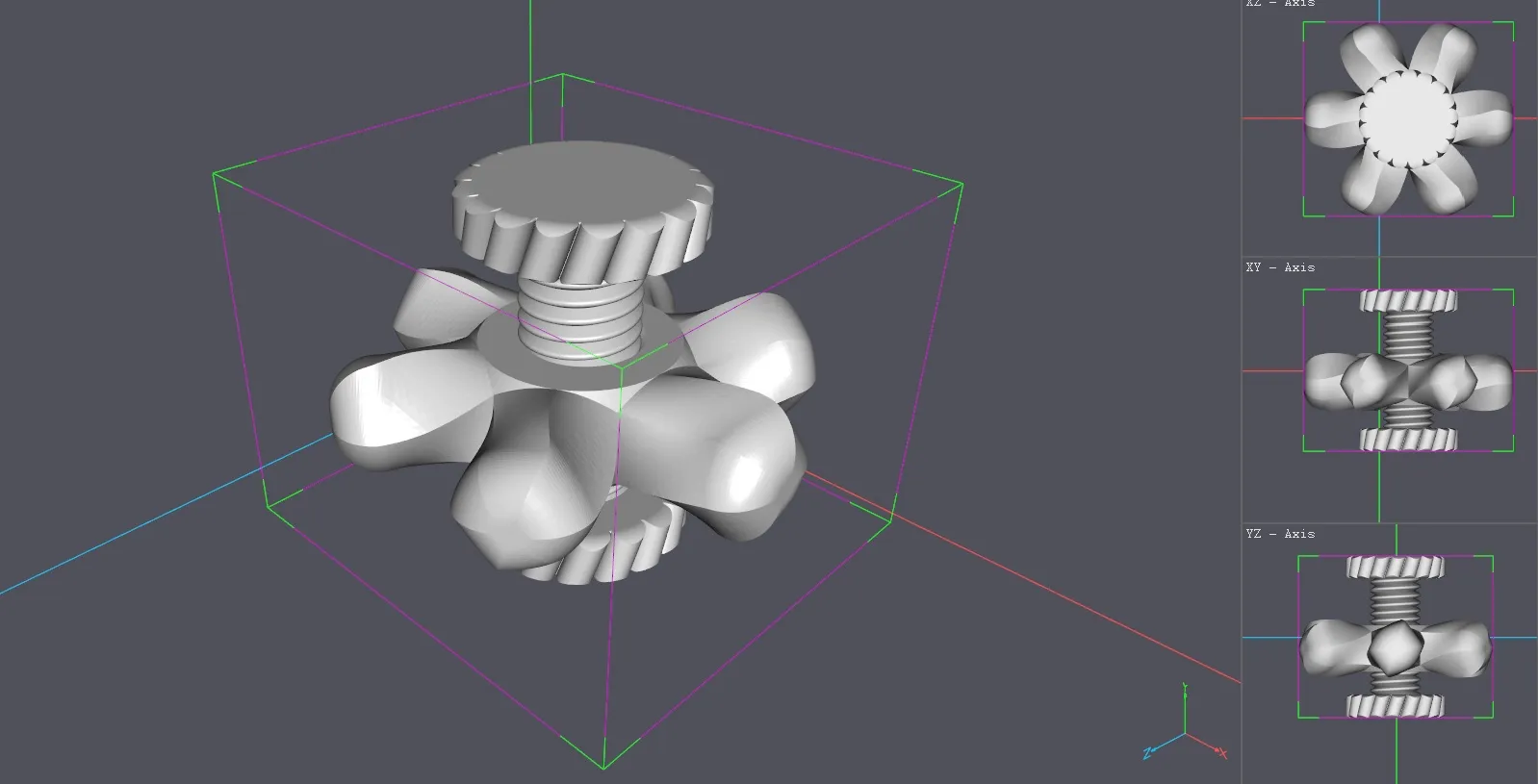 Công cụ giảm stress dạng vít M14 với đầu và đai ốc xoay