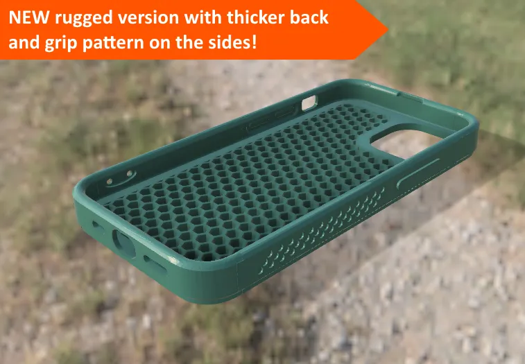 Ốp lưng iPhone 13 Mini có lỗ treo dây đeo và thiết kế hình lụ...