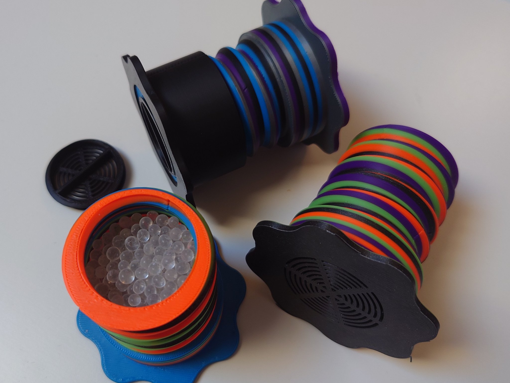 Giá đỡ cuộn điều chỉnh cho gel silica