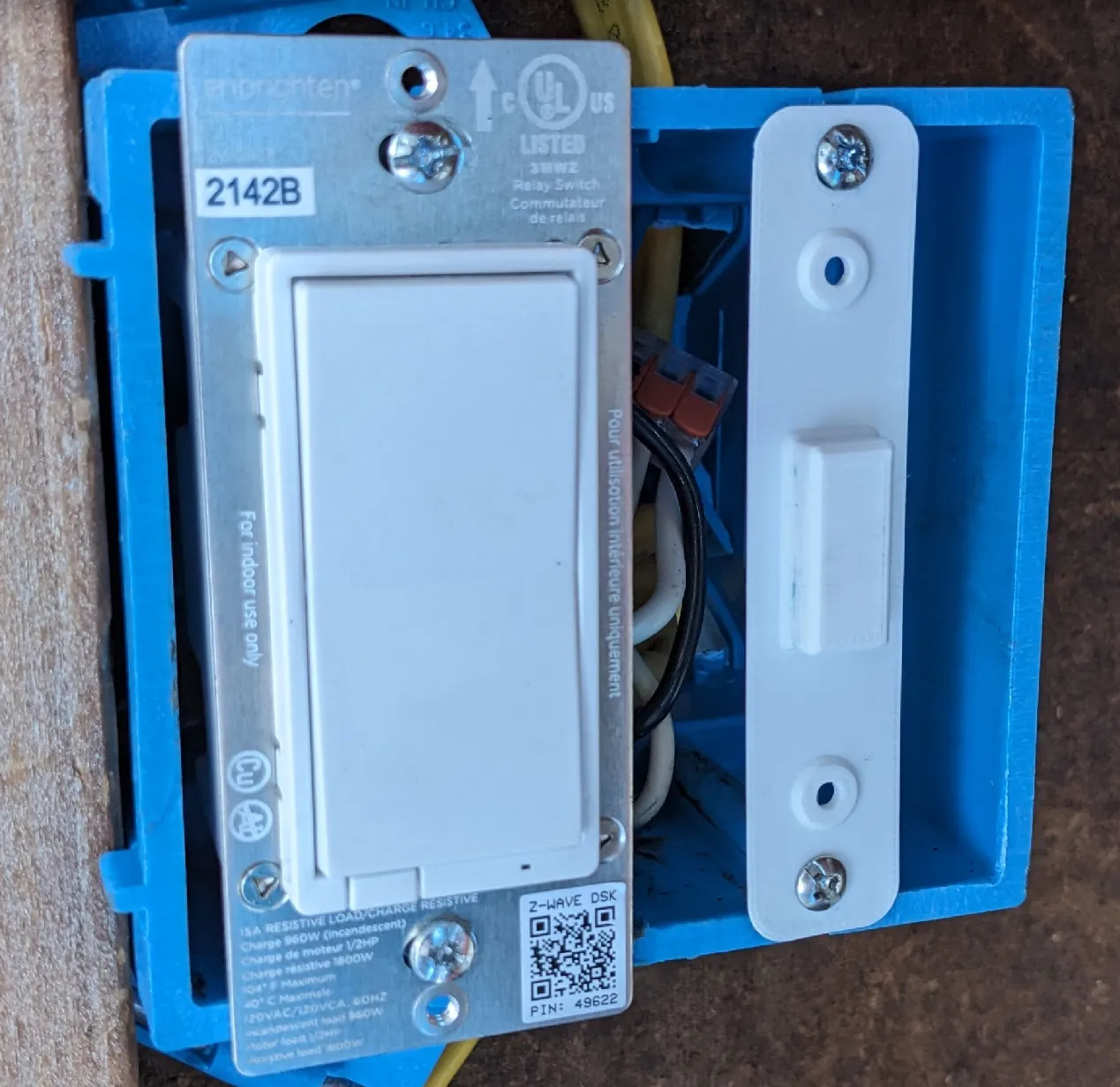 Công tắc tắt mở American Toggle Blank cho tường