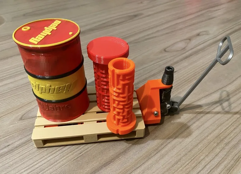 Thùng dầu làm mê cung/puzzle độc đáo cho quà tặng