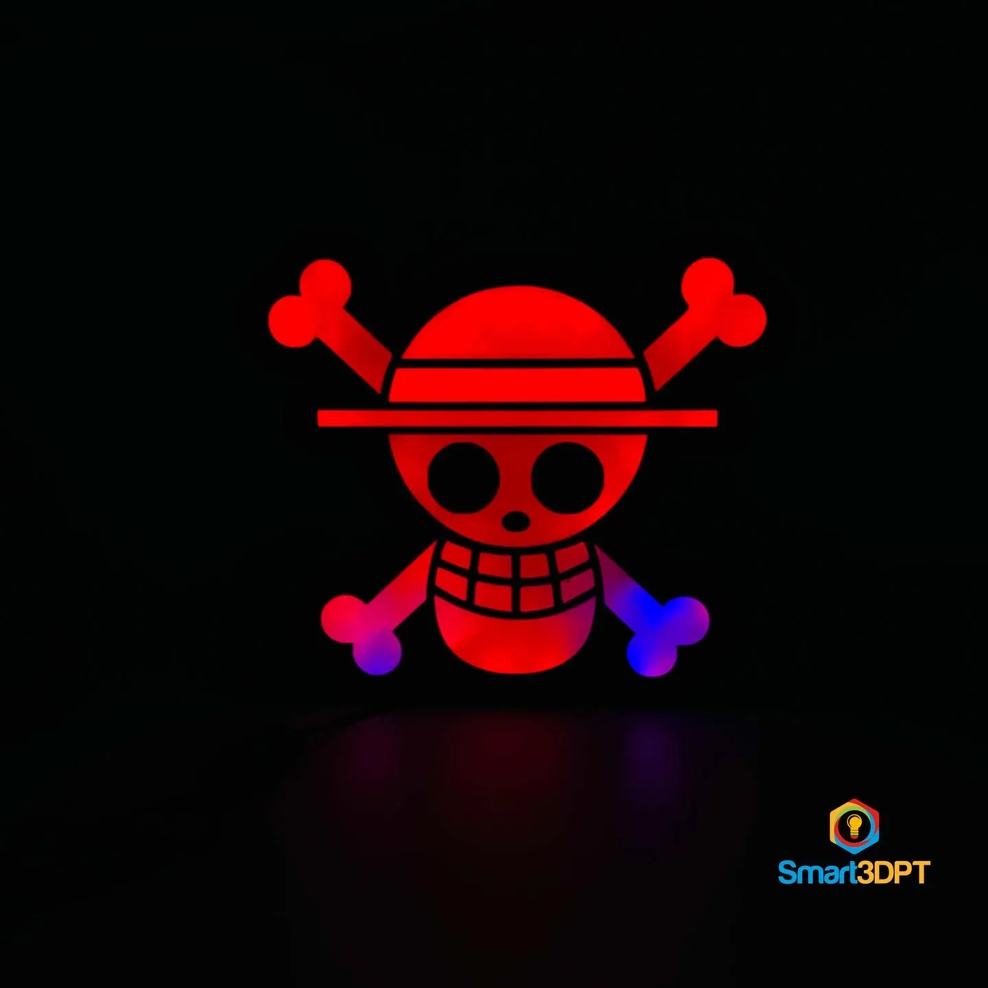 Đèn LED Luffy One Piece dễ in 3D