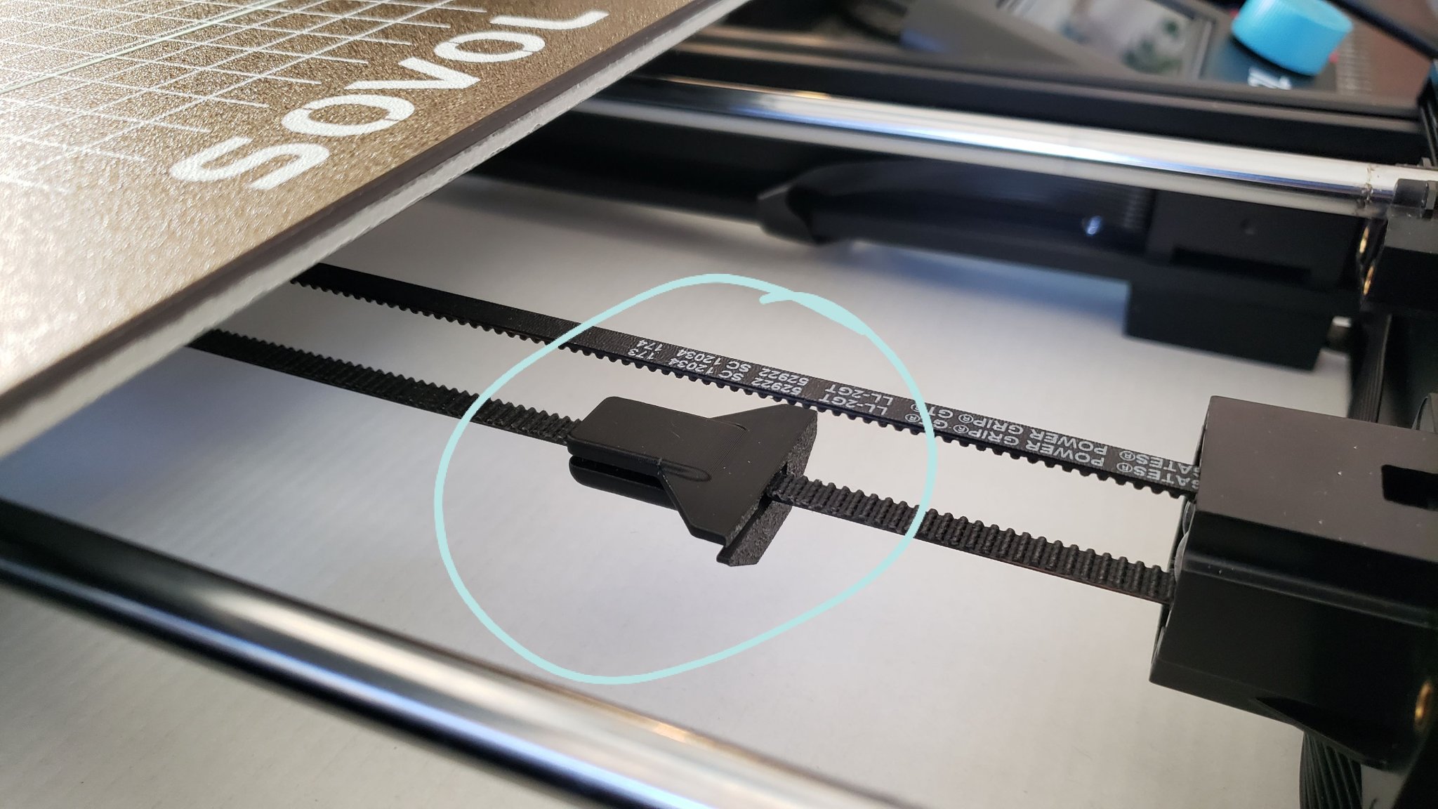 Giá đỡ Y-Stop gắn dây GT2 cho máy in 3D SOVOL SV06