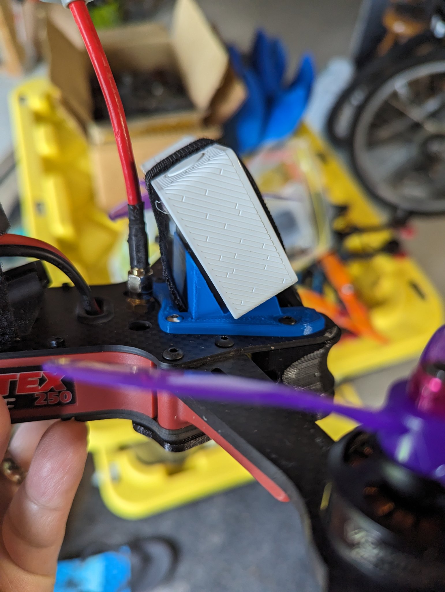 Ghế tựa GoPro hoặc Yi cho Vortex 250